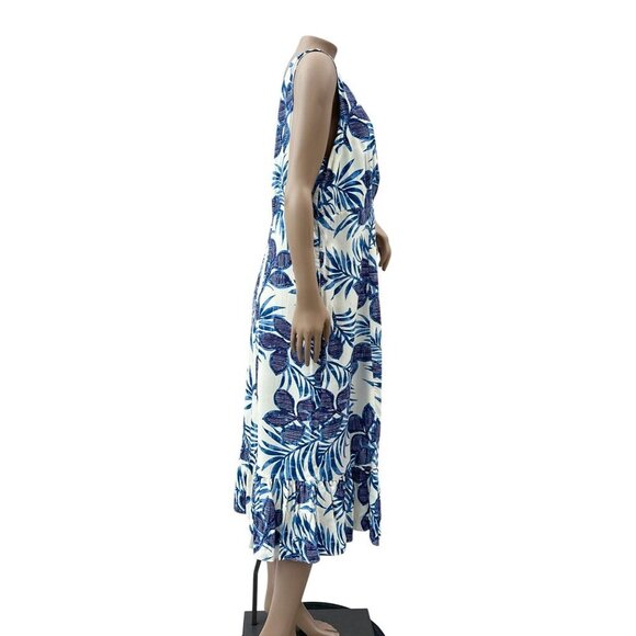 Hilo Hattie The Hawaiian Original Sleeveless Tropical V-Neck Maxi Dress  Women L - Picture 8 of 10